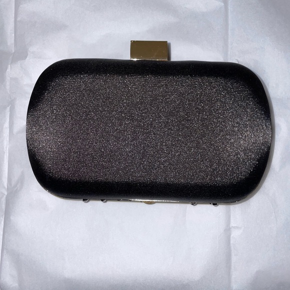 Embellished Clutch with Teal and Gold Accents - Picture 2 of 8